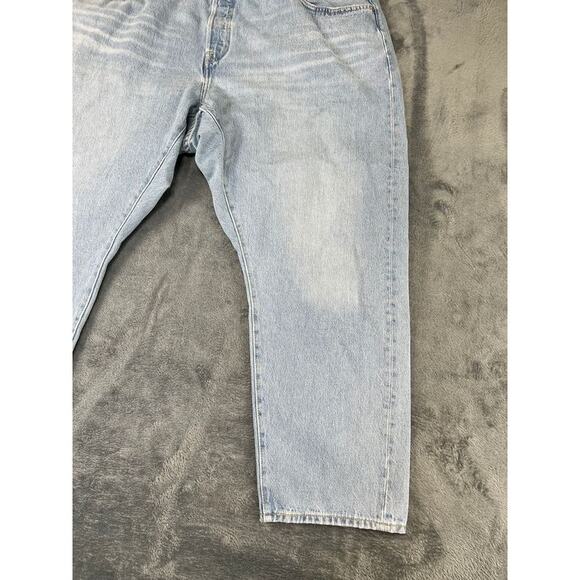 Levi's 501 Premium Women's Light Wash Button Fly Big E Jeans Size 22W - Picture 10 of 13